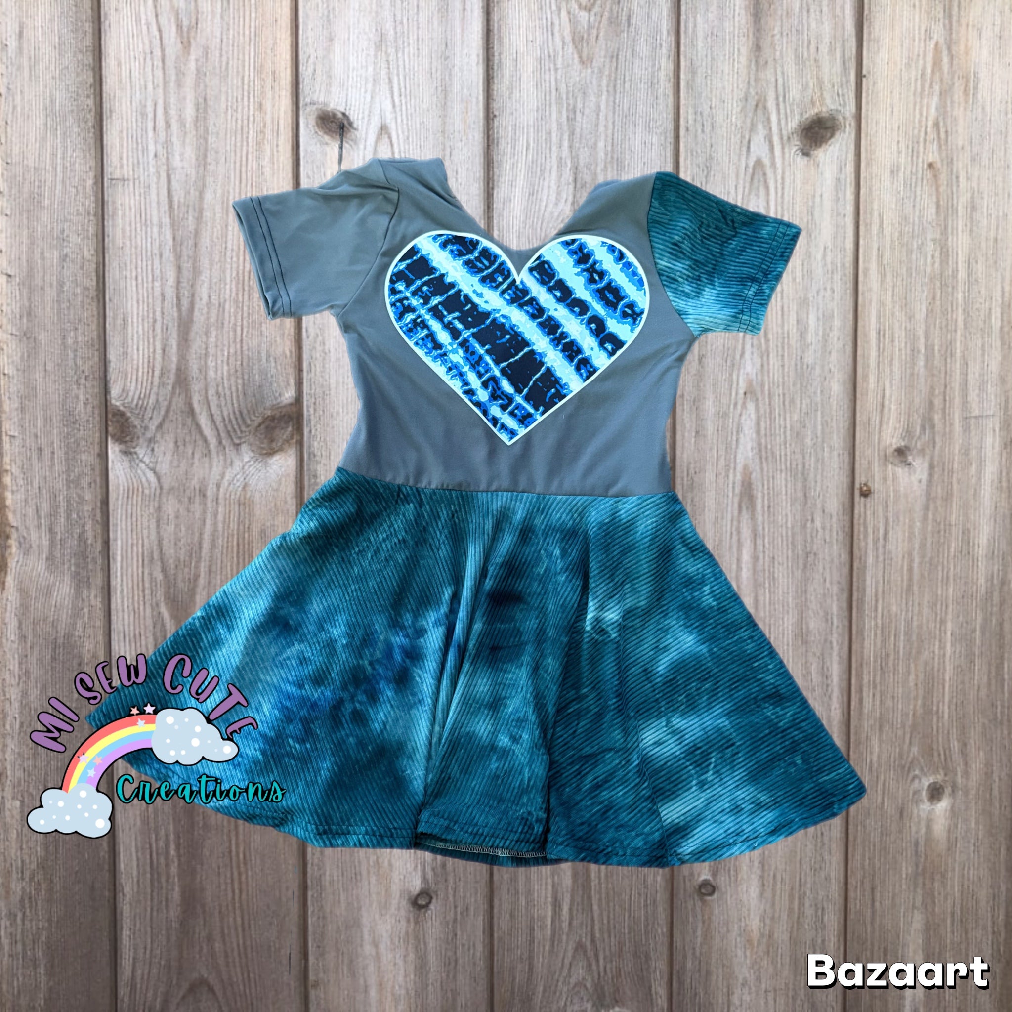 9/10 Blue Tie Dye Wren Tunic