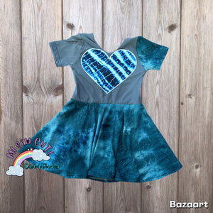 9/10 Blue Tie Dye Wren Tunic