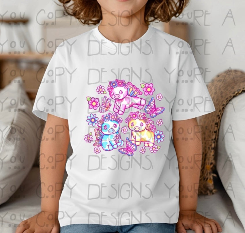 Youth Fairy Cow Tee