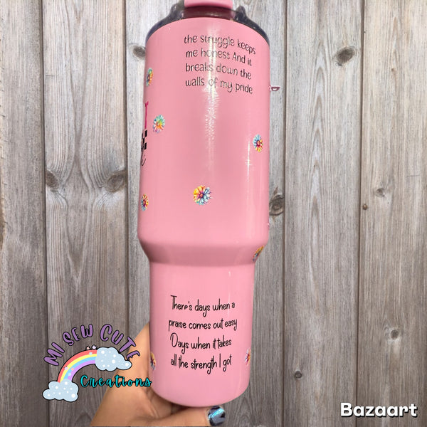 40oz Hard Fought Hallelujah Tumbler