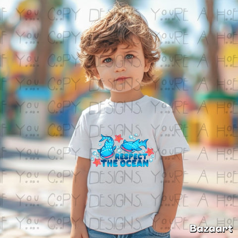 Respect The Ocean Kids Tee