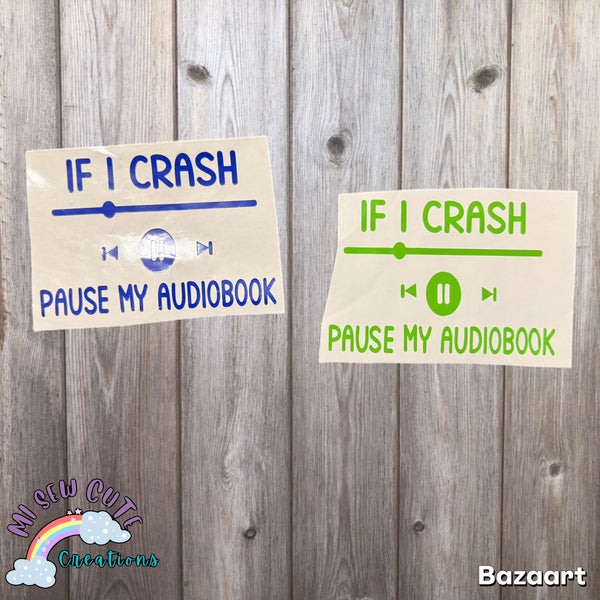 Audiobook Decal