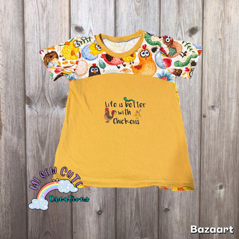 Size 5 Chicken Tee