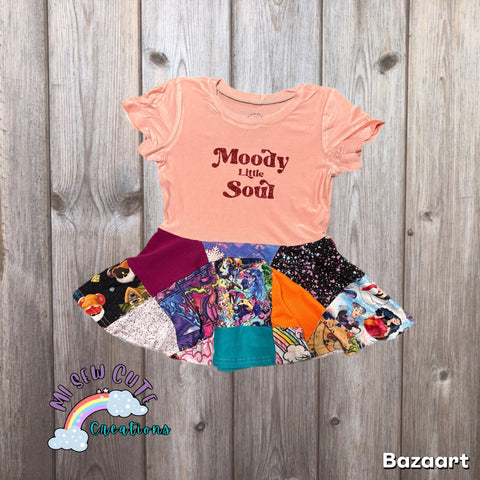 Size 6 Scrappy Peplum