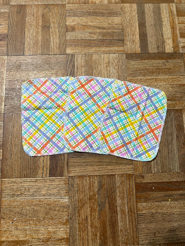 Spring Gingham Cloth Wipes