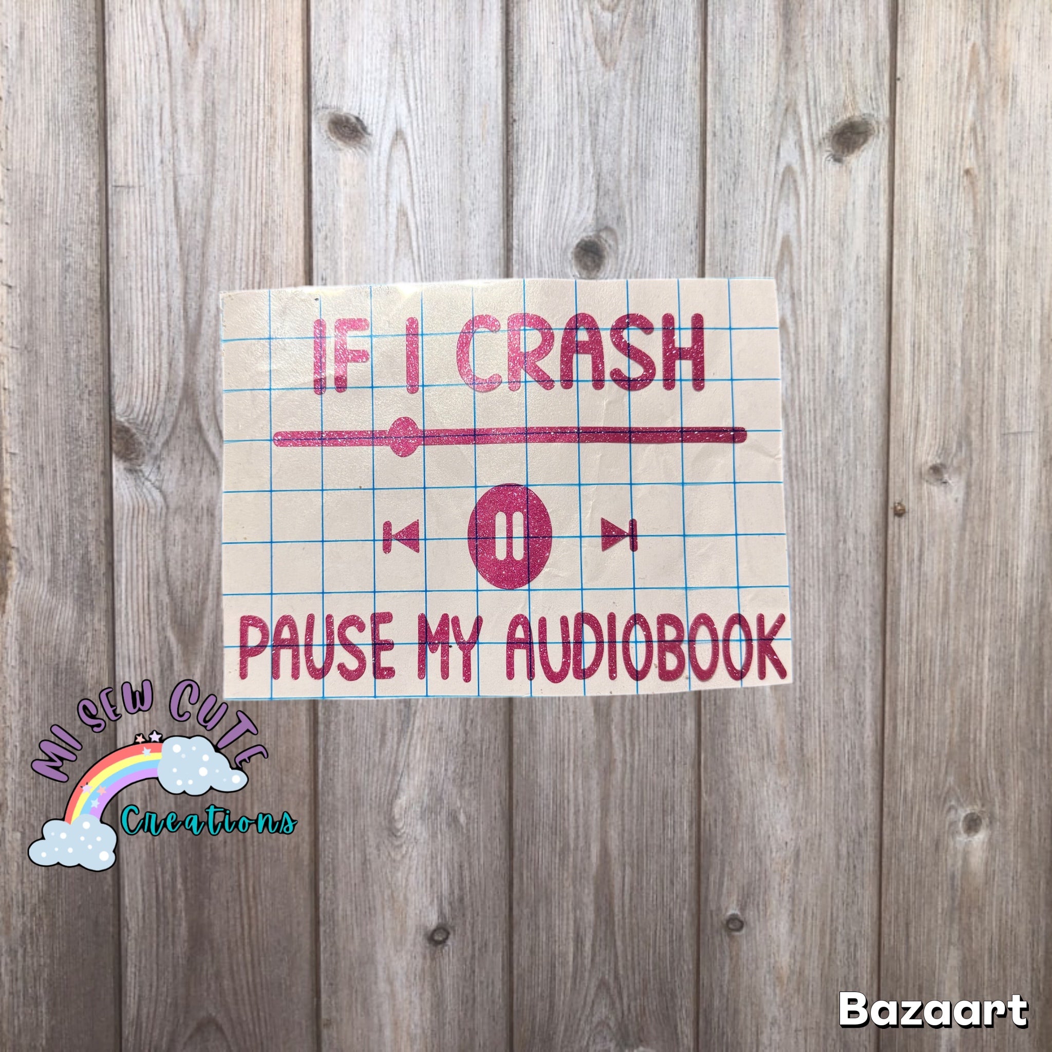 Audiobook Decal