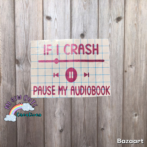Audiobook Decal
