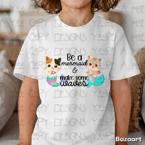 Youth Kitty Mermaid Tee