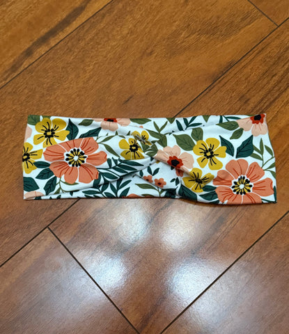 Boho Floral Adult Headband