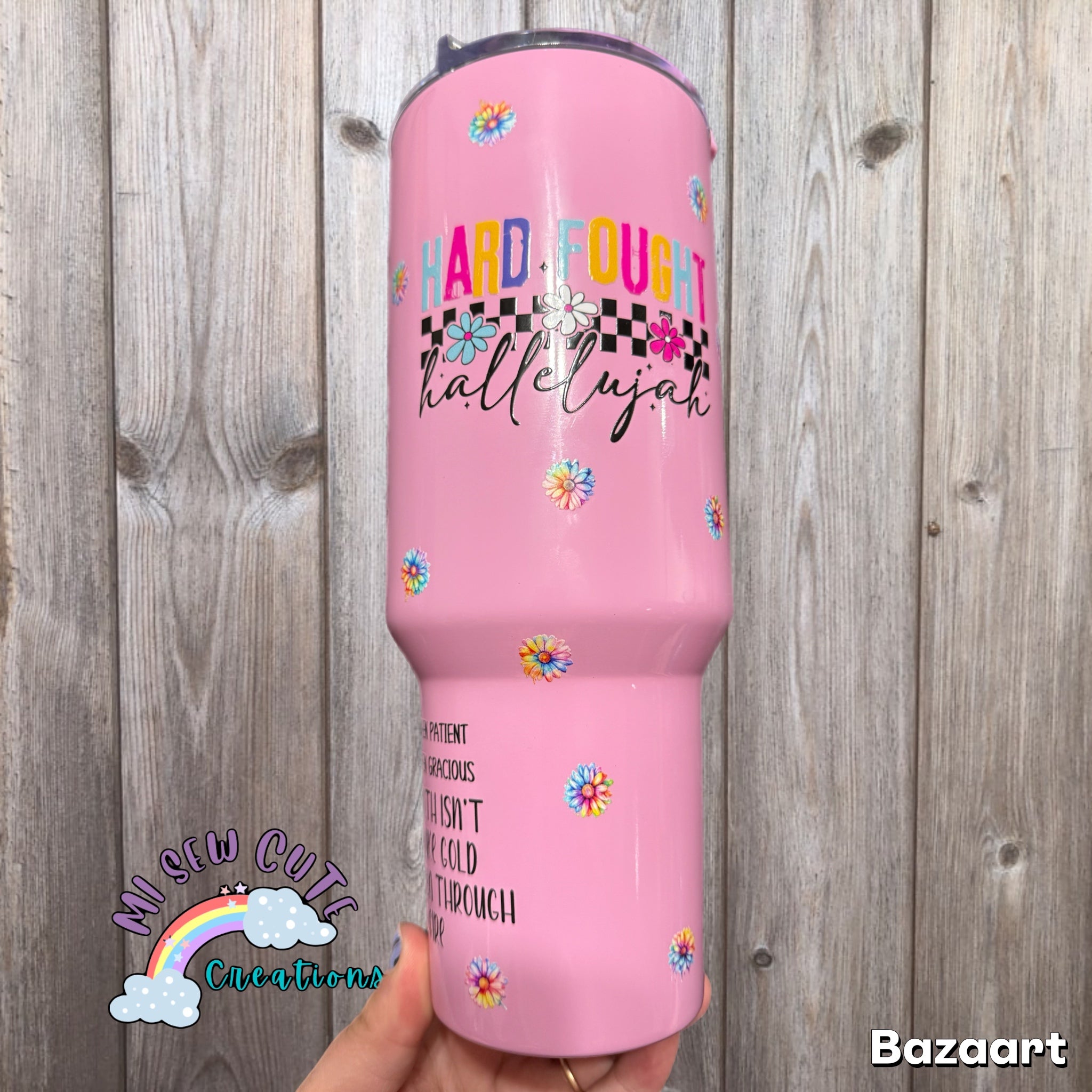 40oz Hard Fought Hallelujah Tumbler