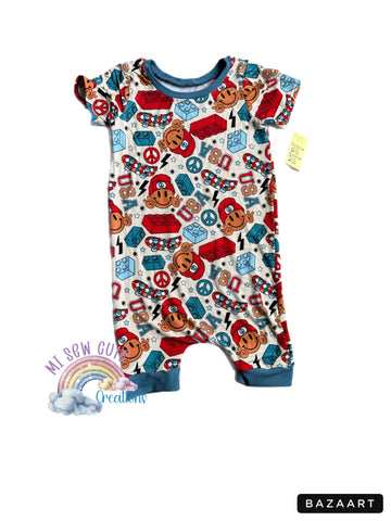 3-6M FOJ Smiley Romper