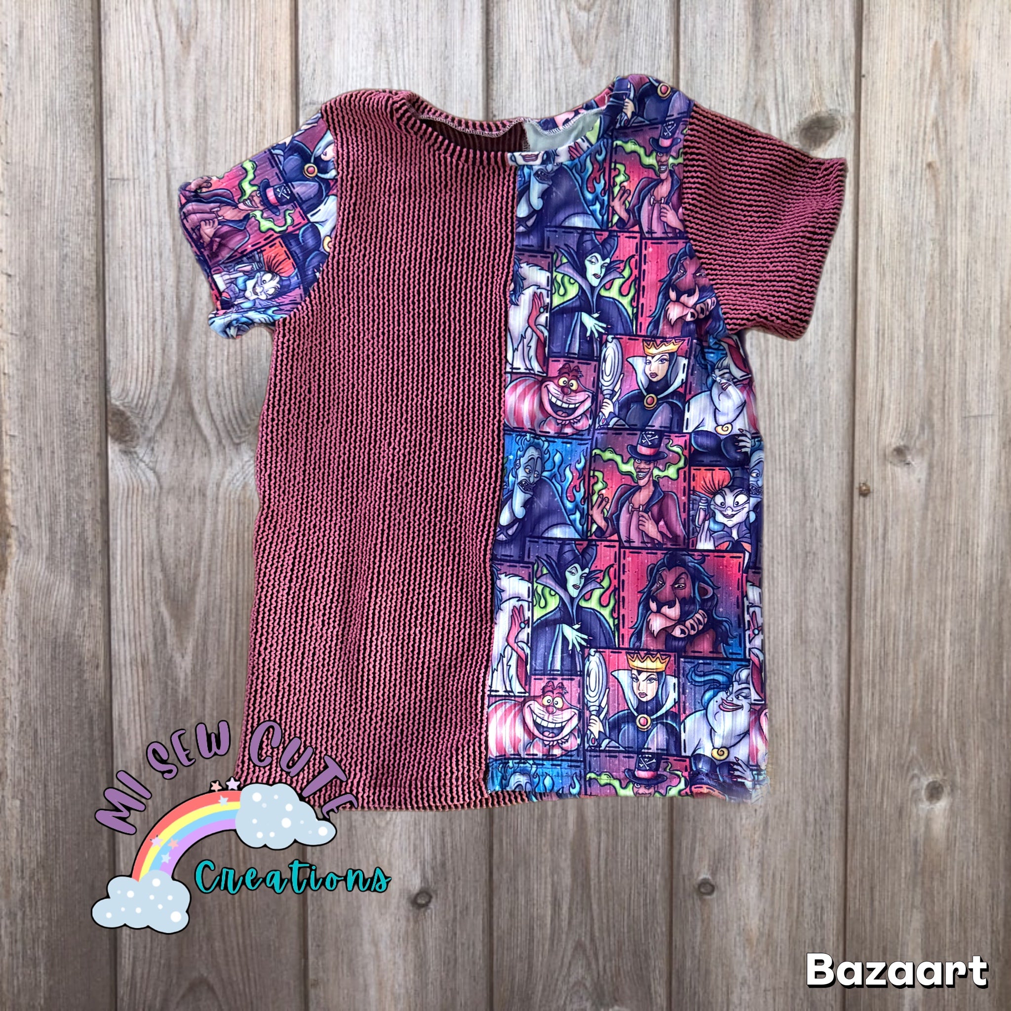 Size 12 Villain Patchwork Tee