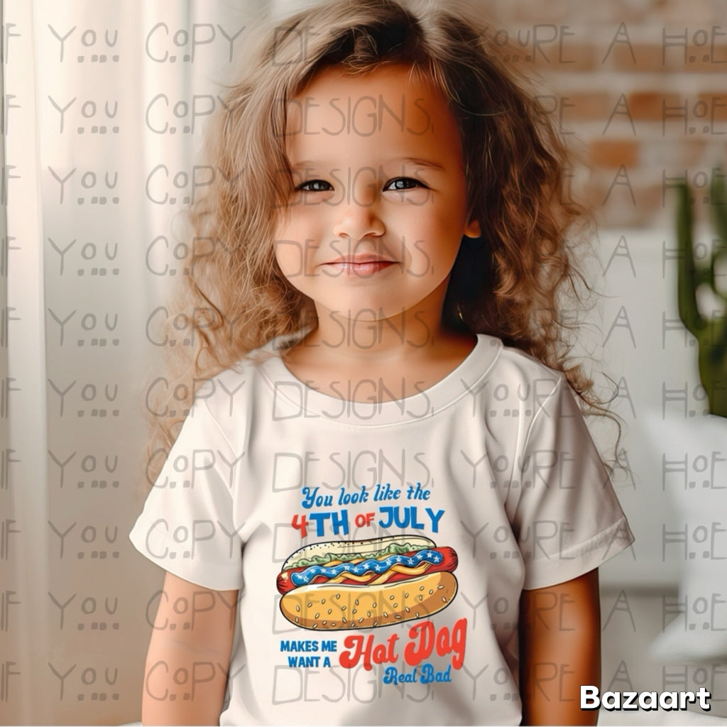 You Look Like The 4th Of July Kids Tee