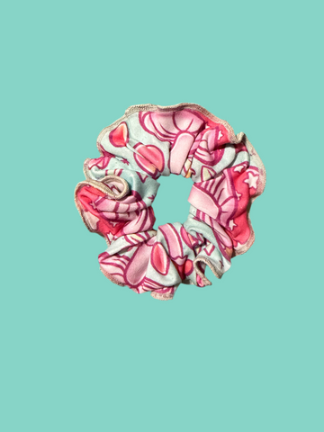 Whimsical Cows Scrunchie