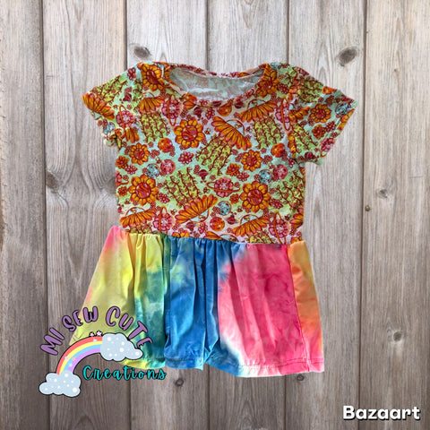 Size 10 Floral UFO Peplum