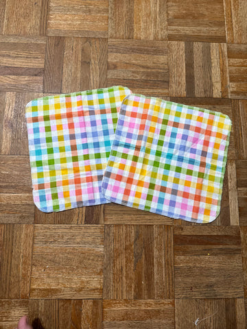 Spring Plaid Paperless Towels