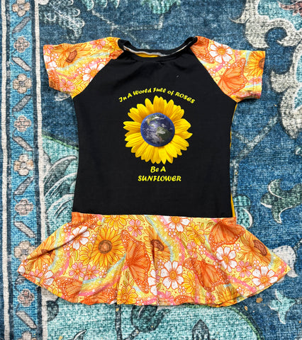 Size 12 Sunflower Peplum
