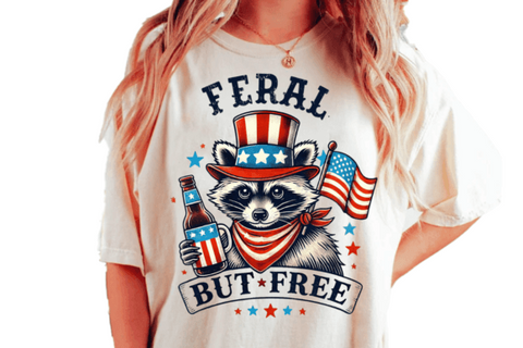 Adult Feral But Free Tee