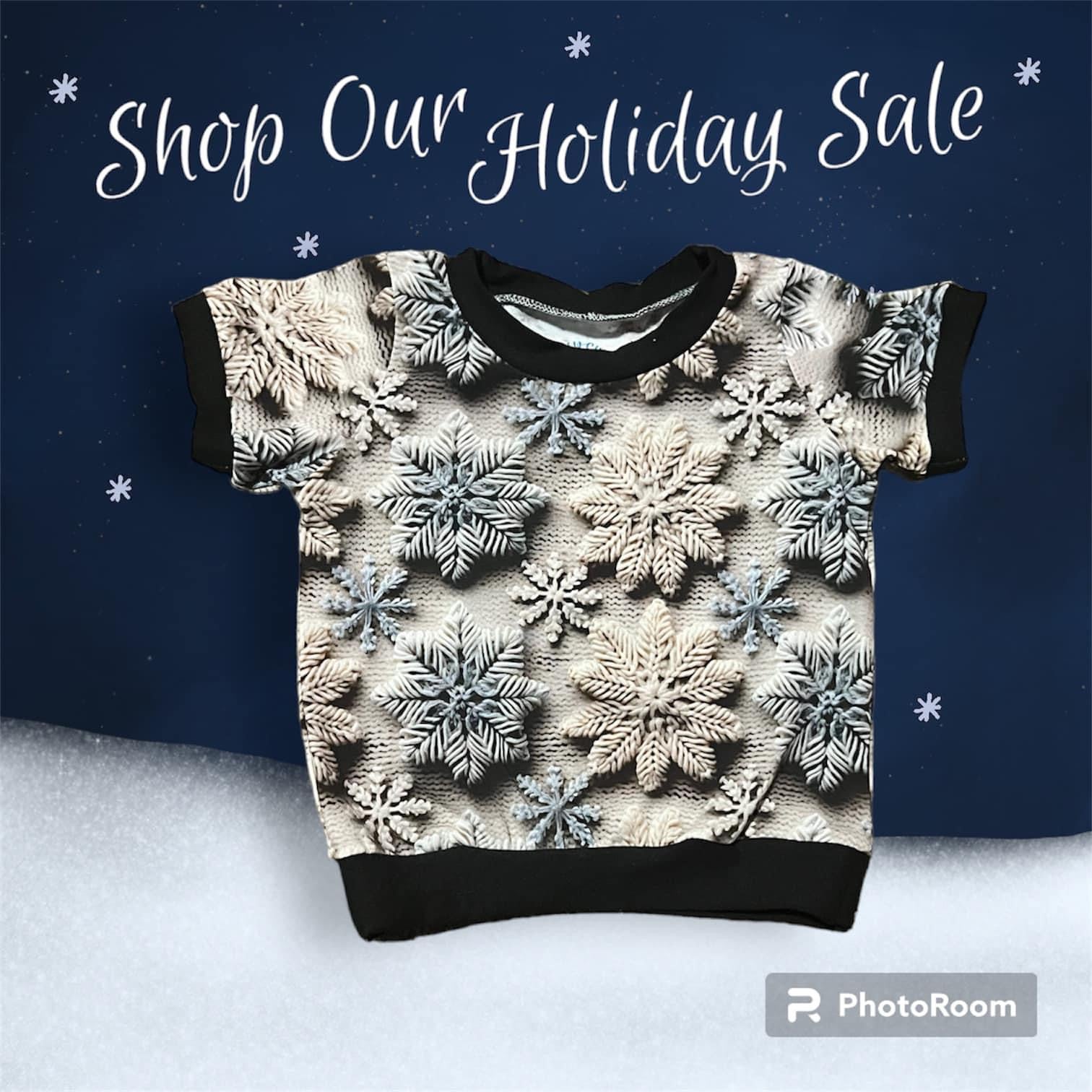 0-3M Snowflake Tee