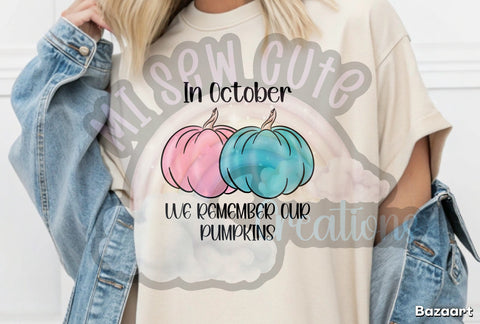 In October We Remember Our Pumpkins Tee