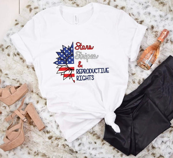 Stars Stripes & Reproductive Rights Tee