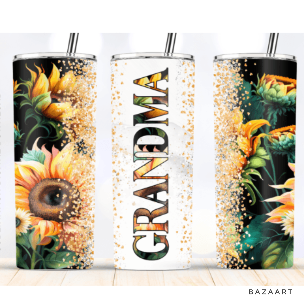 20oz Sunflower Grandma Tumbler