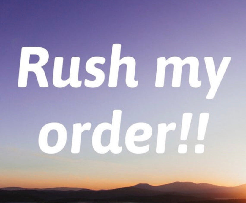 Rush Order Fee - MI Sew Cute Creations