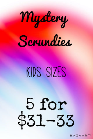 Mystery Pack of Kids Scrundies - MI Sew Cute Creations